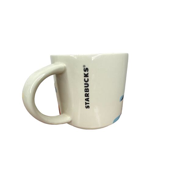 Starbucks Stackable Coffee Mug Cup Chicago Skyline Train Ferris Wheel 14 Oz - Picture 4 of 5